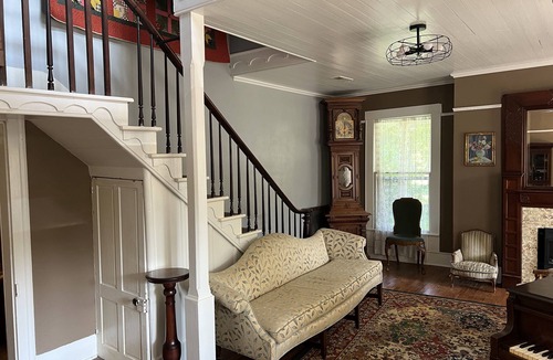Caledonia House | Historic 1856 Eversole Home Decorated with Period Furniture & Quilts