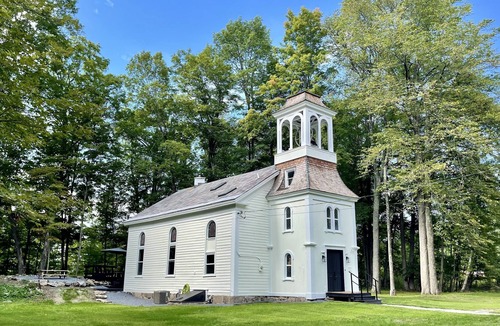 Lake George House | Historic 1867 Church nestled in the woods near Lake George