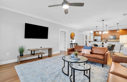 Old West Broad Neighborhood House | Historic District Charming 2BDR w/French Doors | The Juliette #202 by AvantStay