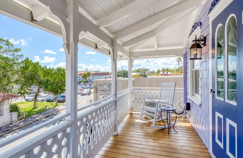 Downtown Historic District House | Historic District Gem w/ Updated Victorian Flair & Private Balcony
