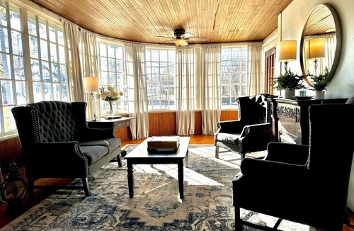 Bennington House | Historic Downtown Home w/Bar Room, Hot Tub