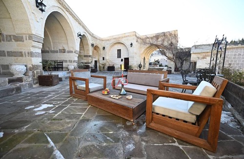 Mustafapasa Hotel | Historic Stone Suite Escape with Sunset Terrace & Valley Views, Access to Pool!