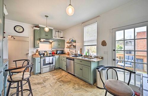 Danville House | Historic 'Watson' Brick House w/Private Deck!