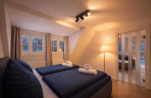 Georgenborn Apartment | Historisches Mühlendenkmal im Rheingau I 8 Personen