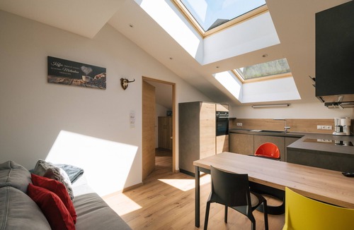 Luson Apartment | Holiday Apartment "Balbeinhof Apt Gams" with Mountain View, Balcony & Wi-Fi
