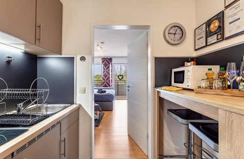 Gudenhagen Apartment | Holiday Apartment "Comfort" with Shared Garden, Balcony & Wi-Fi