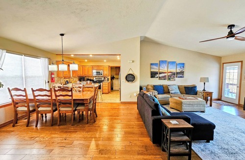 Holiday Island House | Holiday Haven On The Island! Sleeps 12! Fire pit! 6-Seater Golf Cart Included!