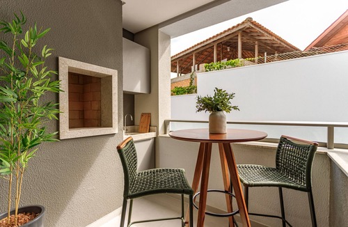 Saco Grande Apartment | Home Cacupé: Conforto c/Piscina Vista Mar WF8996