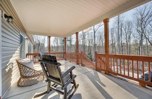 Roaring River House | Home Gym & Fireplace: Roaring River Retreat
