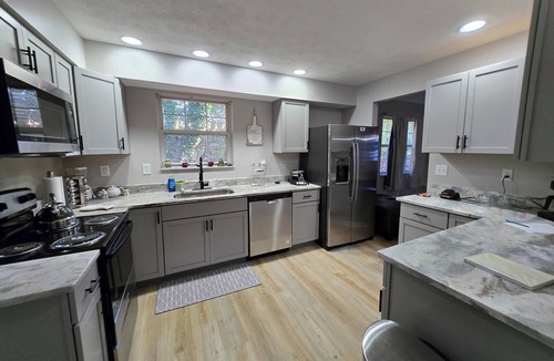 Kettering House | Home w/Private Cedar Hot Tub Room Arcade Pinball near The Greene Fraze Pavilion