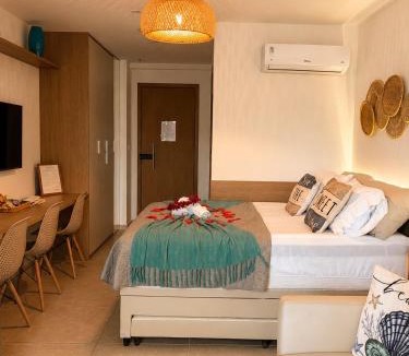 Praia dos Carneiros Apartment | Hospede-se com Estilo em Carneiros - Flat com Jacuzzi