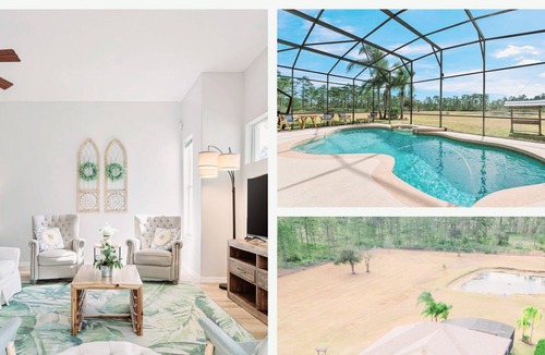 Wedgefield House | Hot Tub and Heated Pool on over 4 acres! Super quiet, peaceful, and private!