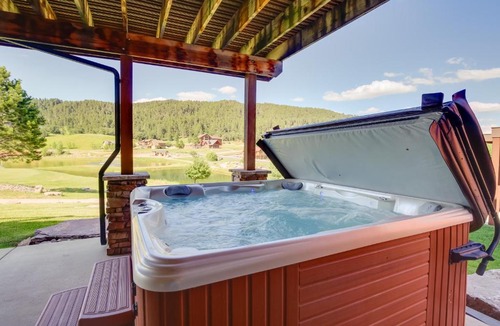 Sturgis House | Hot Tub + Golf Course Views: Luxe Sturgis Home!