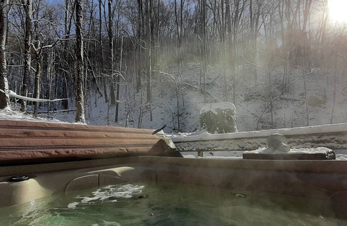 Bryson City Cabin | Hot Tub, Home Gym, SMNP, GSMR, Whitewater Rafting, Polar Express, Fishing