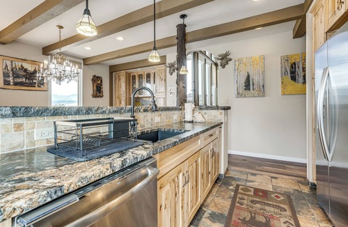 Dillon House | Hot Tub Relaxation: Luxe Summit Gem w/Mtn Views