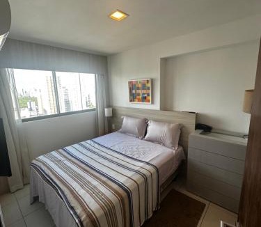 Boa Viagem Apartment | Hotel Beach Class Convention Boa Viagem 196 - Flat Privado -