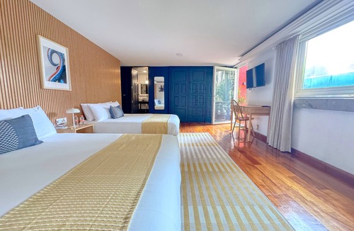 Del Carmen Hotel | Hotel Casa Alebrije: Suite Deluxe Doble Queen - 03