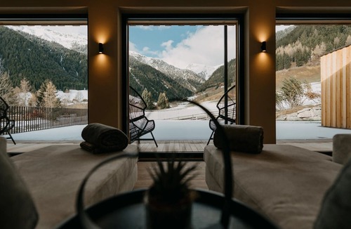 Rio Bianco Apartment | Hotel Murrer Double Room 203 with Mountain View, Spa and Wellness Area