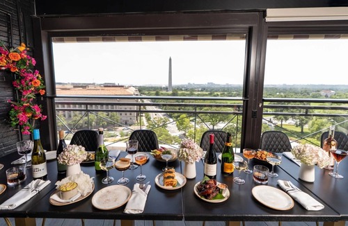 Downtown Washington D.C. Hotel | Hotel Washington | Two Monument View King Spa Suite | Near D.C. Monuments