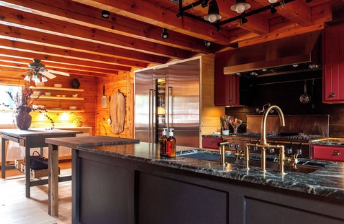 Clinton Corners Cabin | Hudson Valley Luxury Lodge w/Saltwater Pool, Yoga & Massage Room & Nature Trail