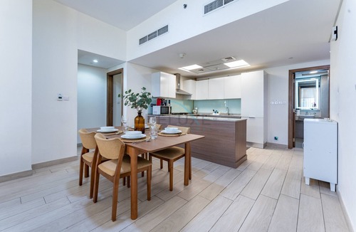 Jadaf Apartment | Huge Balcony Overlooking Creek Harbour with Glimpses of Burj Khalifa