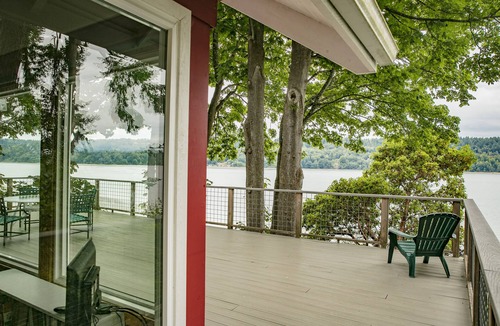 Vashon Island Cabin | Huge deck, spectacular views and the beach. Waterfront hideaway.