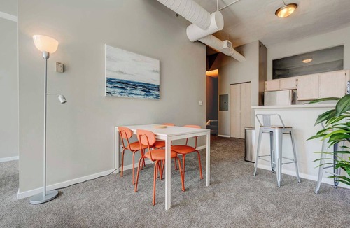Gateway District Apartment | HUGE Loft in Heart of Downtown Pool/Sauna Gym