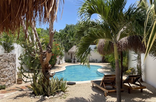 Tulum City Center House | Huge pool. Central location near food park. Private. Quiet street. Fast Wi-Fi.