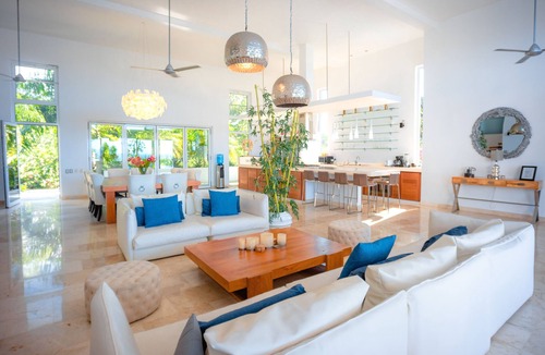 Cabarete Villa | Huge Waterfall-Pool Villa with Jet Tub & 180° Oceanview