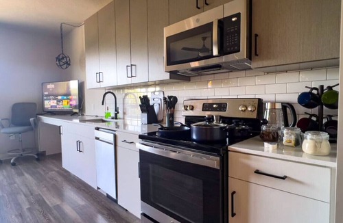 Boise Apartment | Iconic Nike Studio + Romantic Canopy Glow