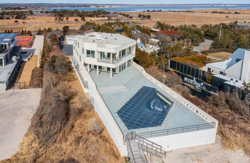 Westhampton Beach House | Iconic Oceanfront Modern House on Dune Road with Panoramic Atlantic Views
