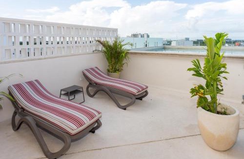 Downtown Cancun Apartment | Ideal con rooftop con alberca en la entrada de Zona Hotelera
