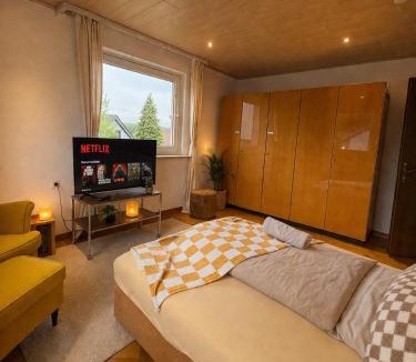 Buedingen Apartment | Ideale Monteursunterkunft 3 Zimmer mit getrennten Betten