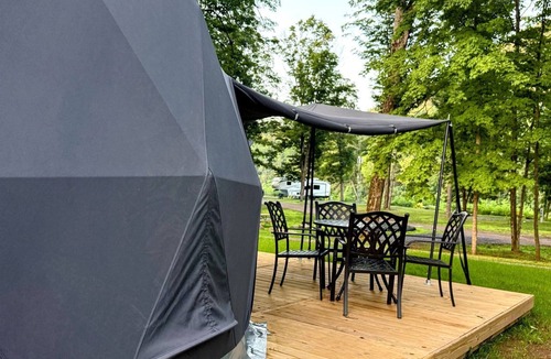 Gilboa Cabin | Idyllic Geodesic Dome Sanctuary near Schoharie Creek in New York