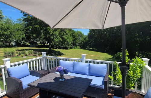 Trumbull House | Idyllic Retreat: Spacious Home with Stunning Outdoor Spaces and Modern Comforts