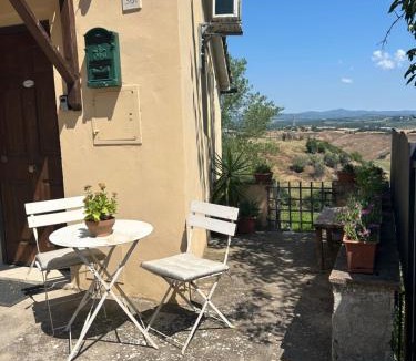 Torre A Castello Apartment | Il Borghetto Studio apartment in Crete Senesi