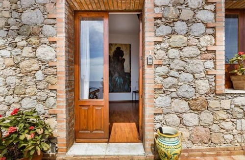 Mazzaro House | Il Pescatore Elegant Apartment with Stunning Bay Views at Isola Bella, Taormina