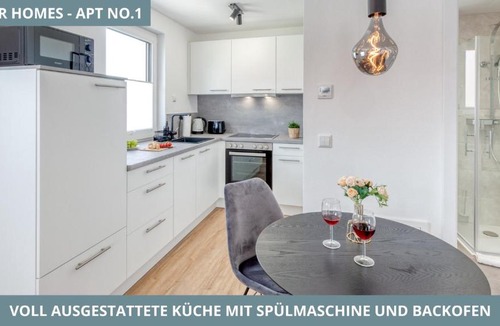 Voehringen Apartment | Iller Homes - 5 x Moderne Fewos je 1bis2 oder 1bis4 Pers mit Küche u Balkon - Parkplätze vorhanden