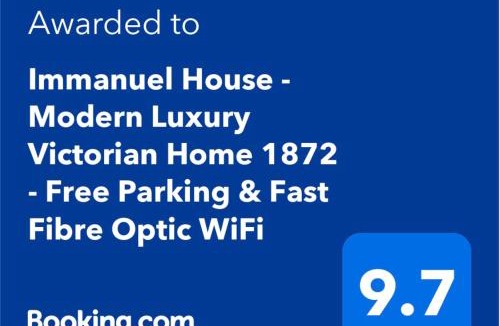 Gilmerton Apartment | Immanuel House - Modern Luxury Victorian Home 1872 - Free Parking & SuperFast Fibre Optic WiFi