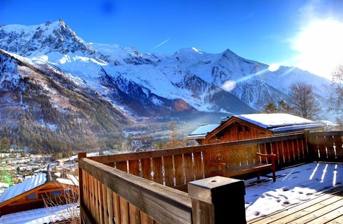 Chamonix City Centre Ski Chalet | IN CHAMONIX, LUXURY CHALET, full south, front the Mont Blanc