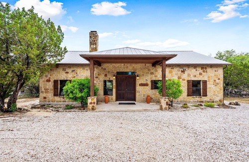 Sabinal House | In Concan, private pool, outdoor fireplace, NO bunk beds, less than 5-minute drive to THE Frio River