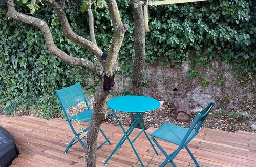 Restinclieres Apartment | Independent studio - Terrace and swimming pool (in summer)