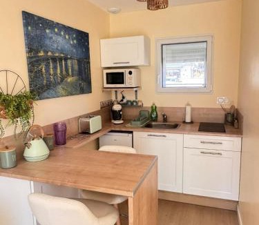 Ayzac-Ost Apartment | Independent studio with terrace, mountain view