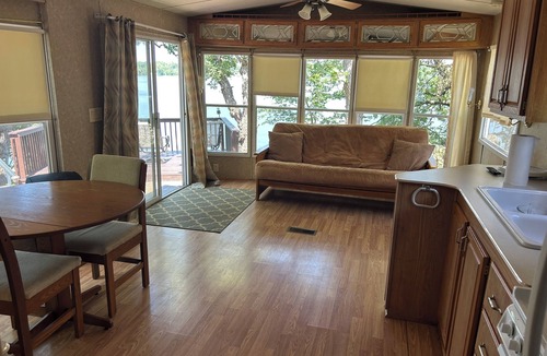 Waterville House | inexpensive lakeside retreat . borders the state bike trail and private dock
