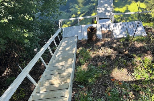 Waterville House | inexpensive lakeside retreat . borders the state bike trail and private dock