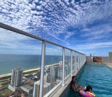 Praia de Itaparica Apartment | Infinity 30andar 2Qts Novo Praia e Piscina