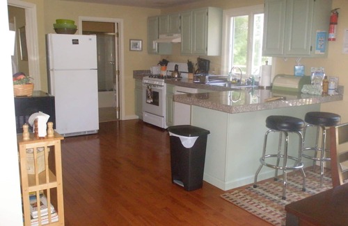 Mashpee House | Inground Pool with patio, large deck, ship playhouse and swing