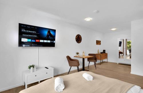 Hessental Apartment | INhome Studio Apartment - Küche - Parken - TV