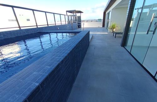 Cabedelo Apartment | Intermares, Apartamento Automatizado e Inteligente - Piscina, Elevador, Garagem - Conforto, Paz e Sossego, excelente para descansar, trabalhar ou estudar
