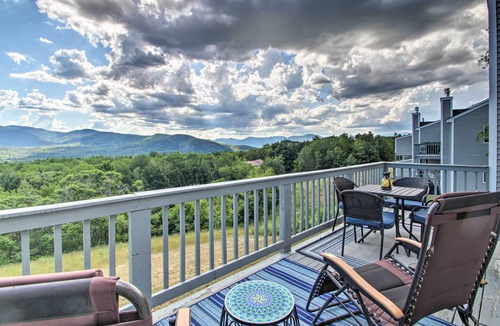 Intervale Condo | Intervale Family Retreat: Mtn View & Pool Access!